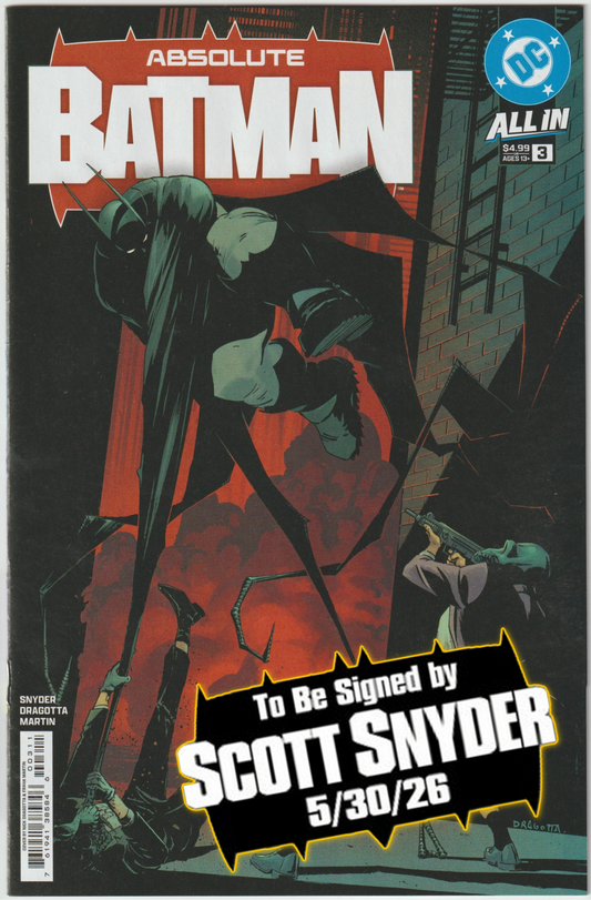 ABSOLUTE BATMAN #3 (1st Print & More) [SIGNED BY SCOTT SNYDER]