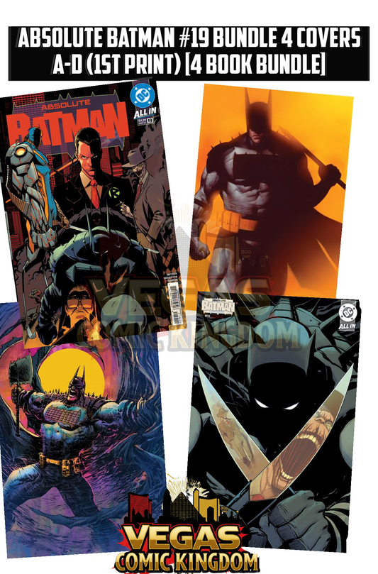 ABSOLUTE BATMAN #19 Bundle 4 Covers A-D (1st Print) [4 Book Bundle]