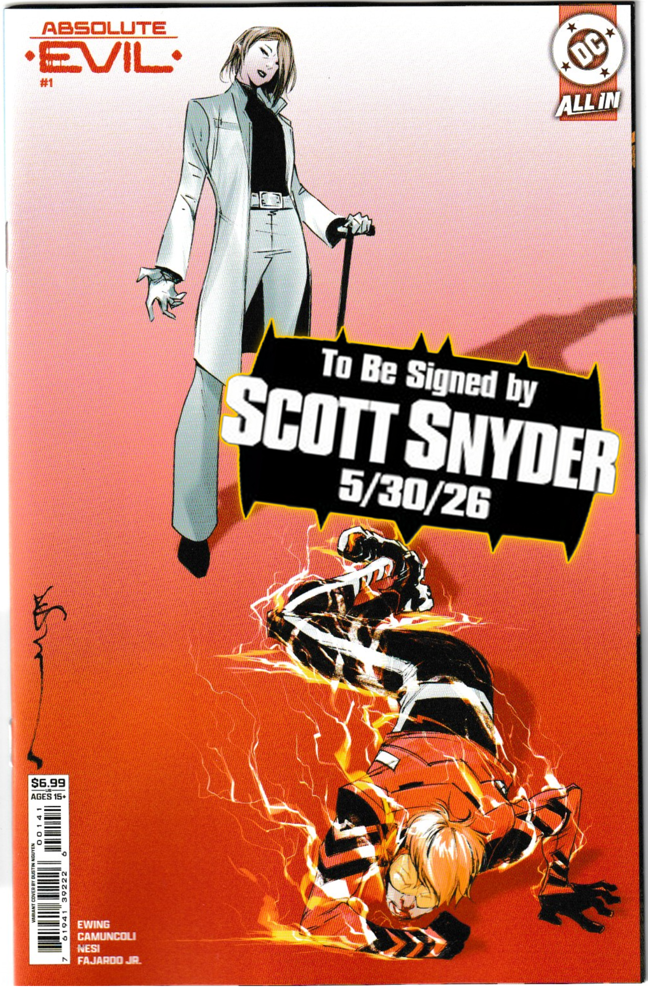 ABSOLUTE EVIL #1 (One-Shot, 1st Print) [SIGNED BY SCOTT SNYDER]