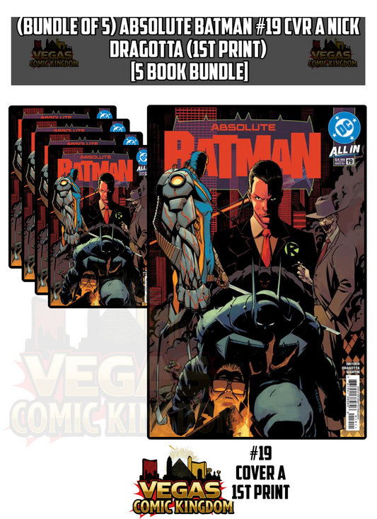 ABSOLUTE BATMAN #19 CVR A Bundle NICK DRAGOTTA (1st Print) [5 Book Bundle]