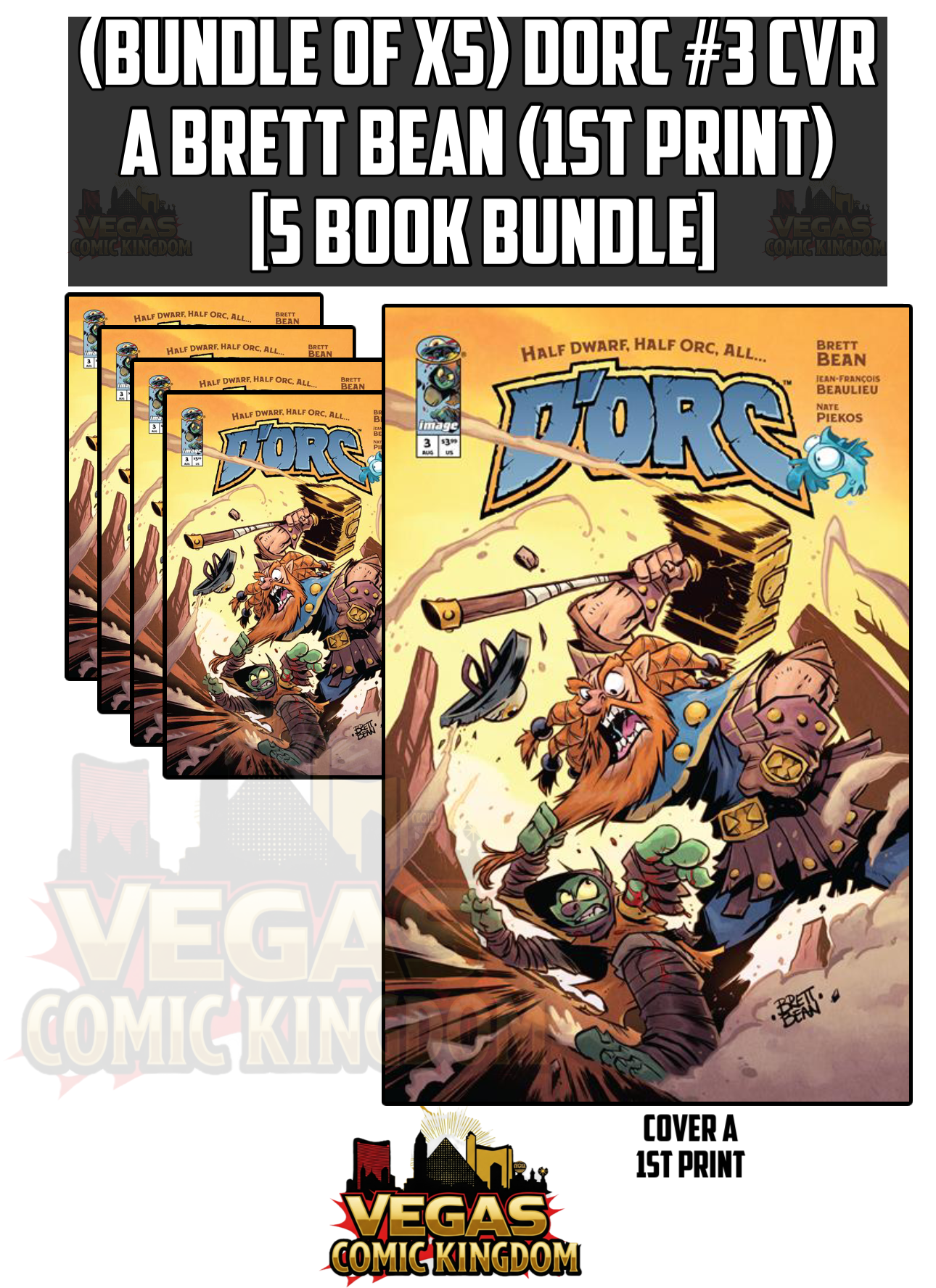 DORC #3 CVR A BRETT BEAN (1st Print) [5 Book Bundle]