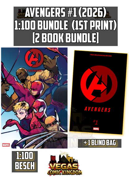 Avengers #1 & Variants (1st Print) Marvel Comics 2026