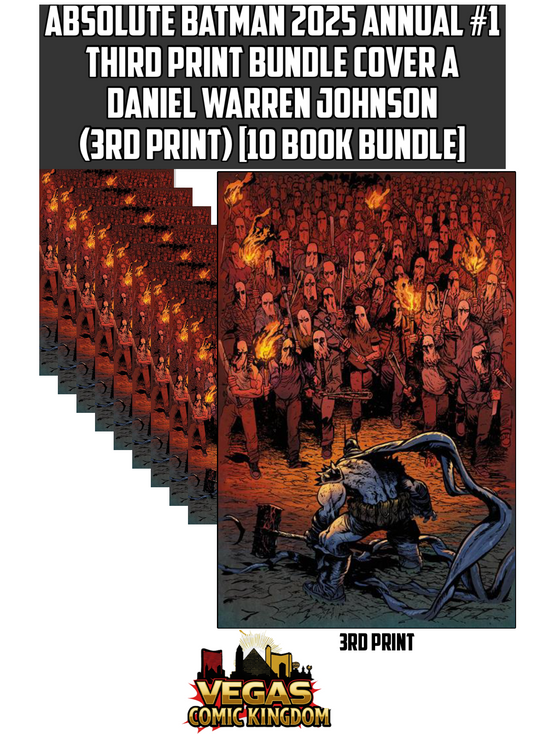 Absolute Batman 2025 Annual #1 Third Print Bundle Cover A Daniel Warren Johnson (3rd Print) [10 Book Bundle]