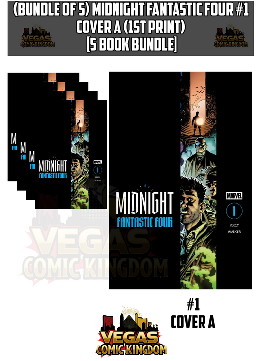 Midnight Fantastic Four #1 (1st Print) [5 Book Bundle]