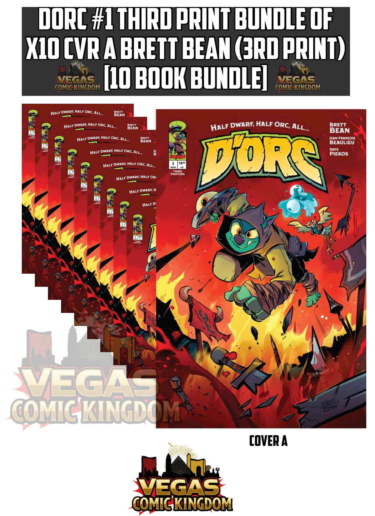 DORC #1 Third Print CVR A Brett Bean (3rd Print) [10 Book Bundle]