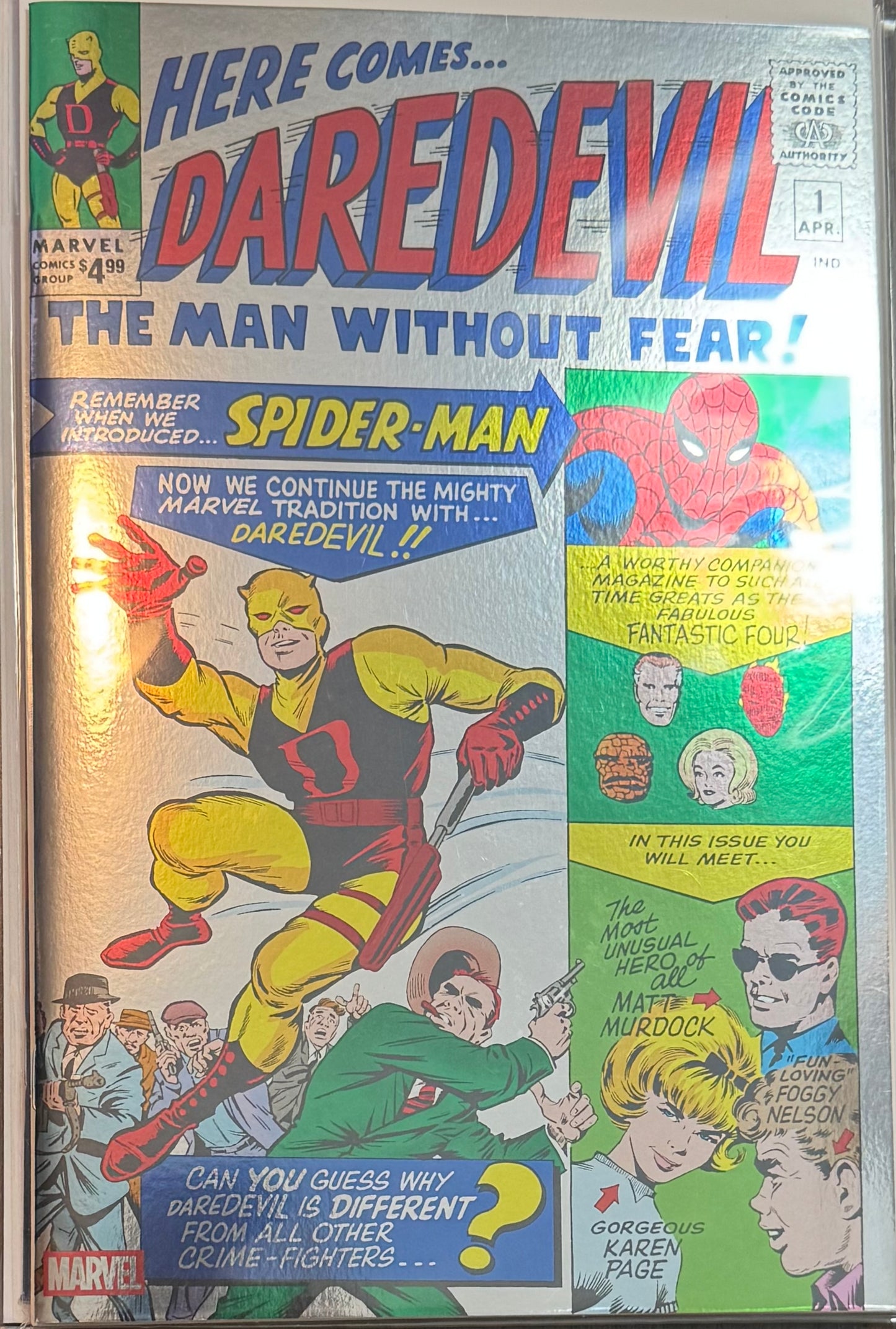 Daredevil #1 (1964) Reprint Foil Variant