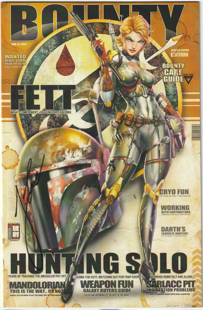 Daughters of Eden #1 - "Not Boba Fett" Cover, Signed by Jamie Tyndall with COA