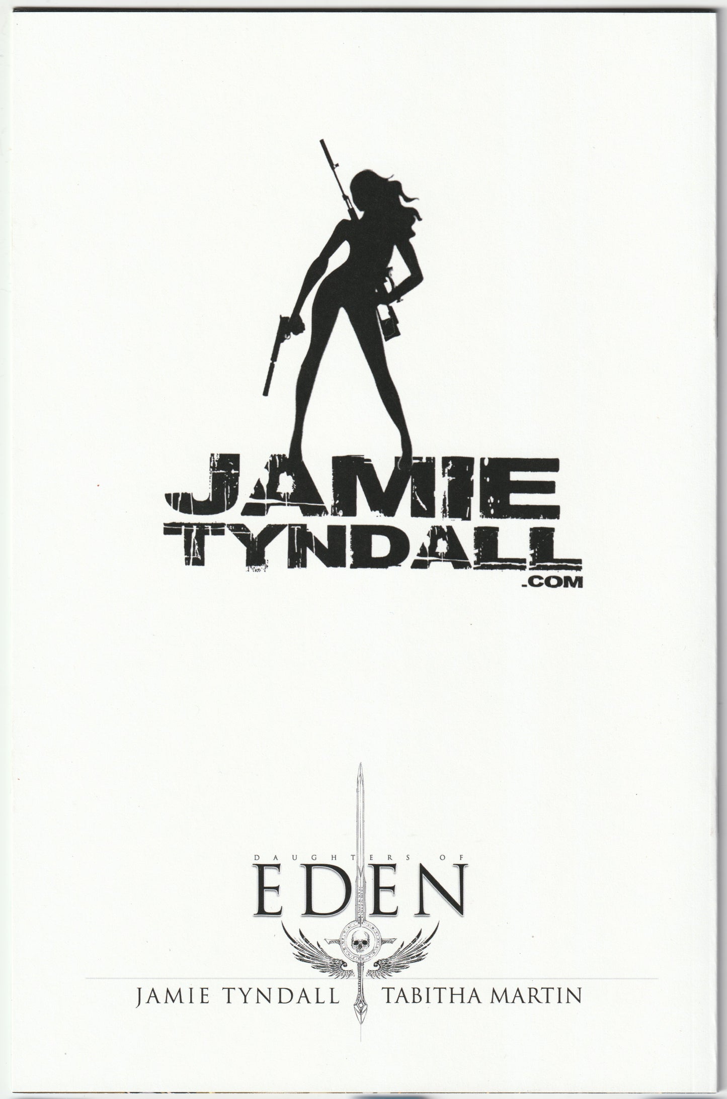 Daughters of Eden #1 Sketch-Up Variant – Cyber-Girl Cosplay (1 of 100, Tyndall Signed, COA)   (NM/NM+) - Ships in Top loader