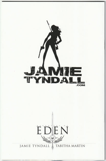 Daughters of Eden #1 Sketch-Up Variant – Cyber-Girl Cosplay (1 of 100, Tyndall Signed, COA)   (NM/NM+) - Ships in Top loader
