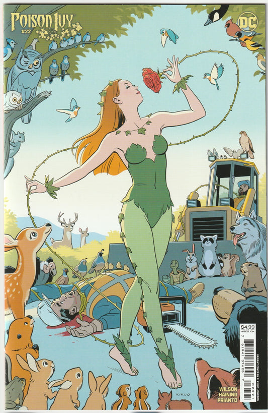 Dawn of DC Poison Ivy #22 (R. Kikuo Johnson Card Stock Variant)
