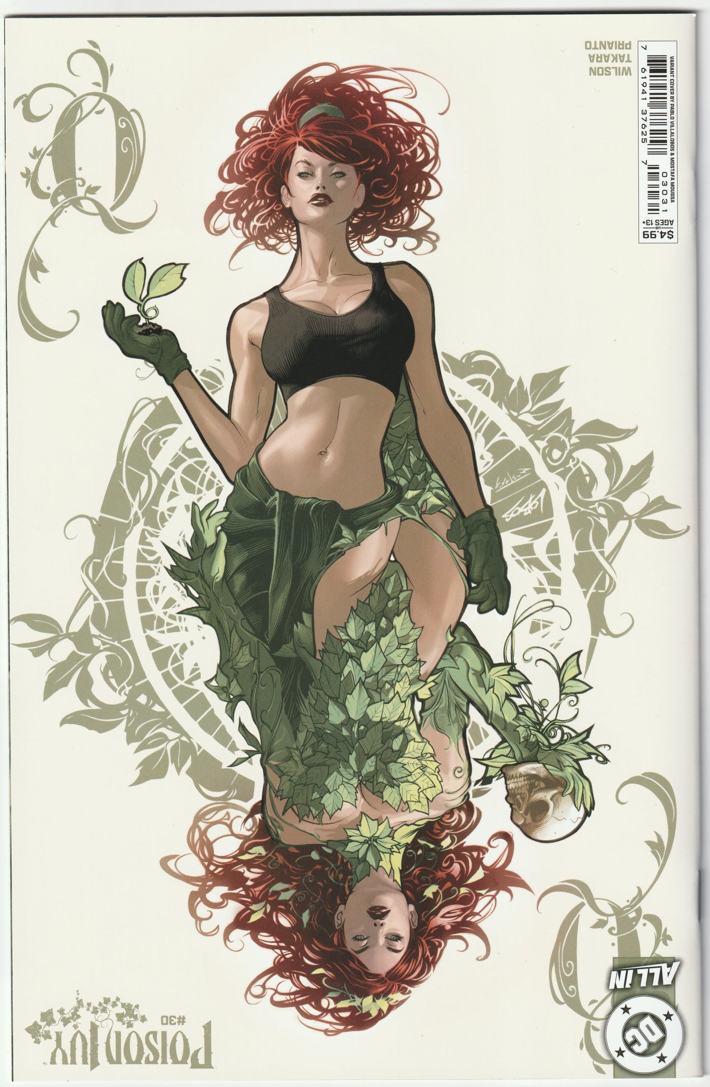 Poison Ivy #30 Pablo Villalobos Moussa Card Stock Variant Signed with COA – DC Comics 2025 (NM/NM+)