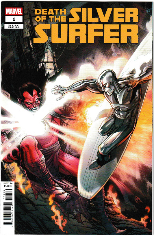 Death of the Silver Surfer #1 (Nick Bradshaw 1:25 Incentive Variant, 2025) Feat. Mephisto Cover (NM/NM+)