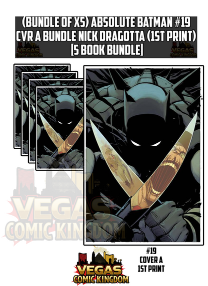 ABSOLUTE BATMAN #19 CVR A Bundle NICK DRAGOTTA (1st Print) [5 Book Bundle]