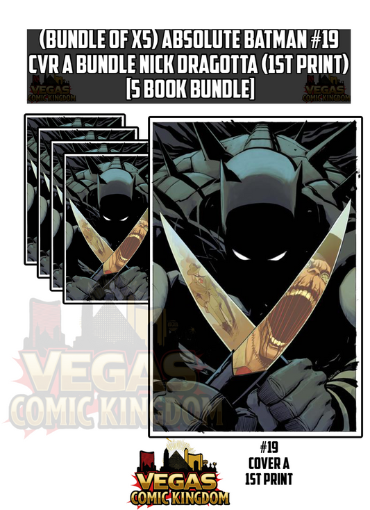 ABSOLUTE BATMAN #19 CVR A Bundle NICK DRAGOTTA (1st Print) [5 Book Bundle]