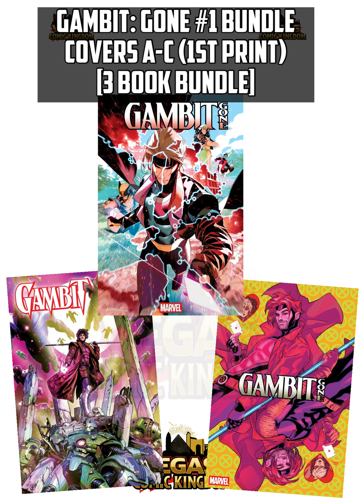Gambit: Gone #1 & Variants (1st Print) Marvel Comics 2026