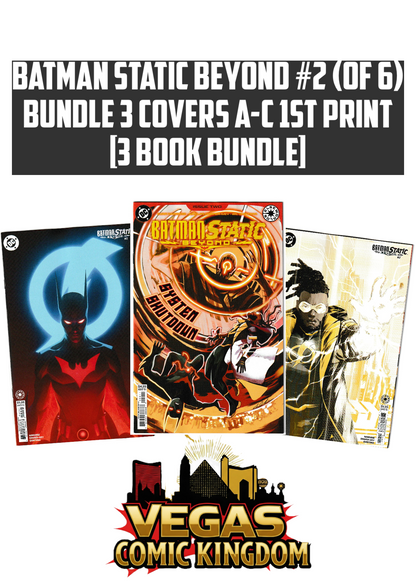 BATMAN STATIC BEYOND #2 (OF 6) Bundle 3 Covers A-C 1st Print [3 Book Bundle]