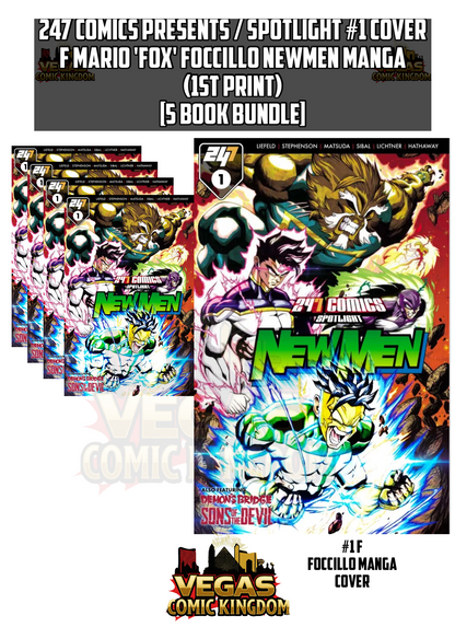247 Comics Presents / Spotlight #1 Cover F Mario 'Fox' Foccillo Newmen Manga (1st Print) Tokyopop 2026 [Bundle of 5]