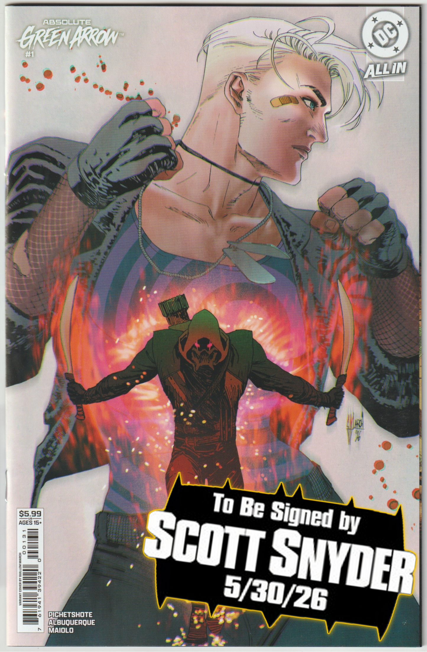 ABSOLUTE GREEN ARROW #1 (1st Print & Variants) [SIGNED BY SCOTT SNYDER]