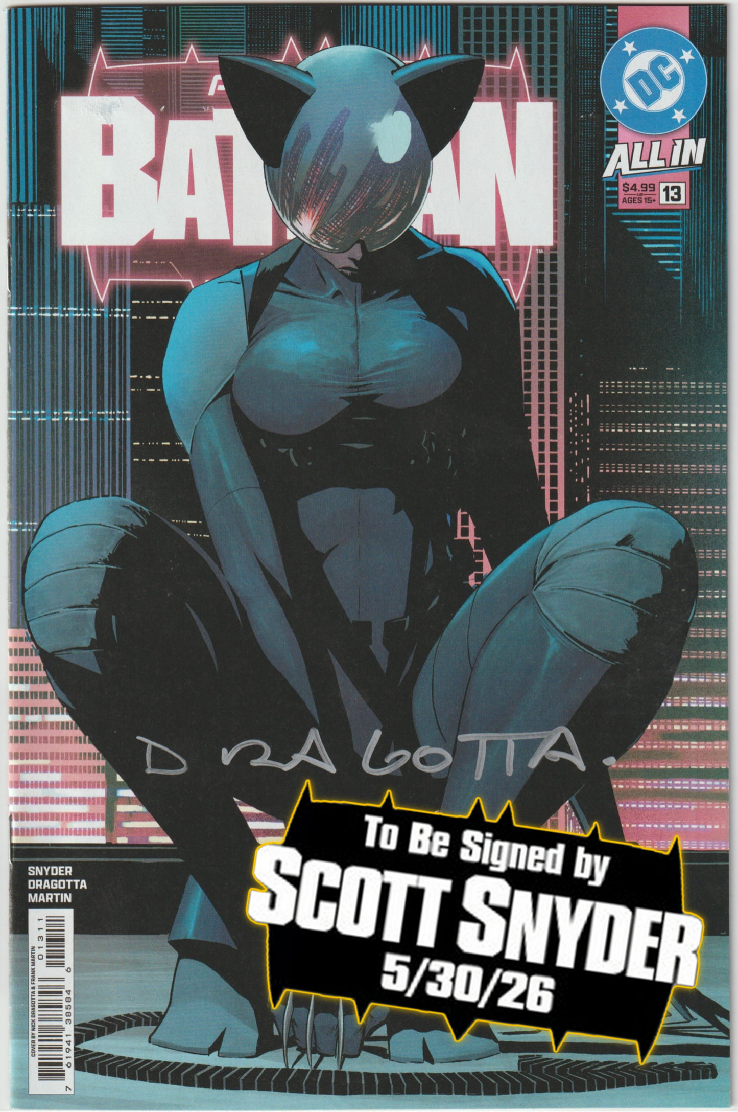 ABSOLUTE BATMAN #13 (1st Print & More) [SIGNED BY SCOTT SNYDER & NICK DRAGOTTA]