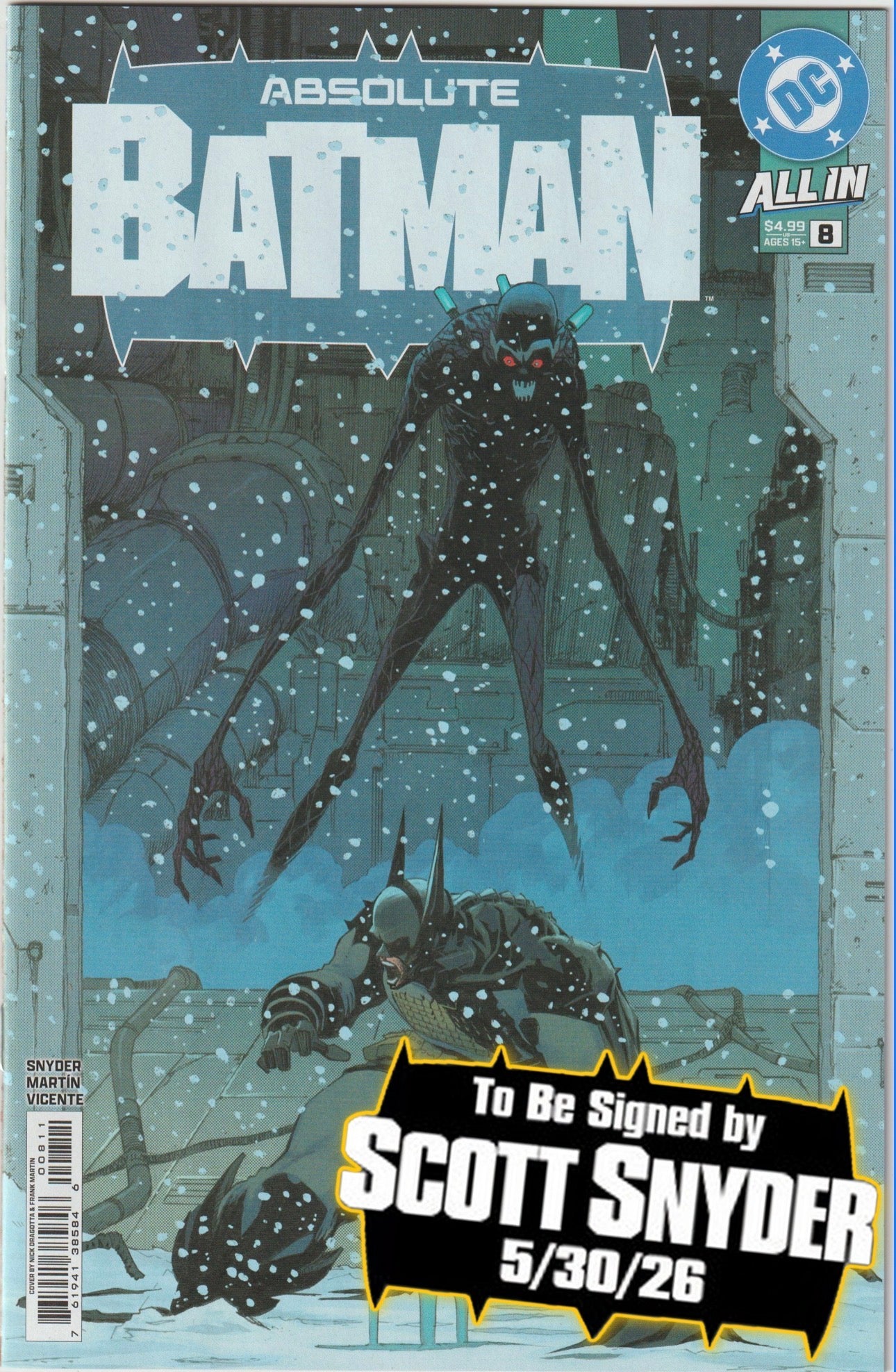 ABSOLUTE BATMAN #8 (1st Print & More) [SIGNED BY SCOTT SNYDER]
