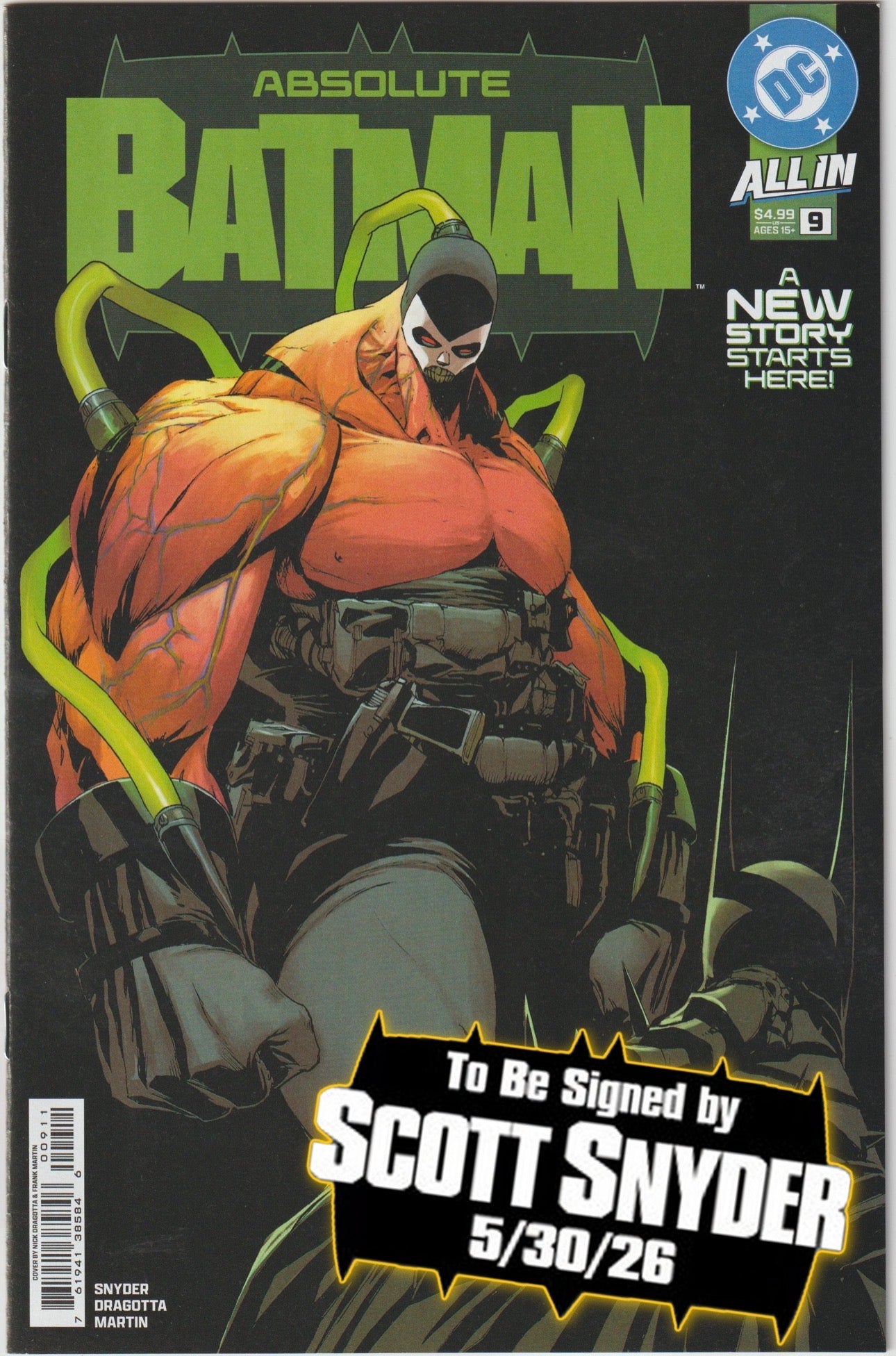 ABSOLUTE BATMAN #9 (1st Print & More) [SIGNED BY SCOTT SNYDER]