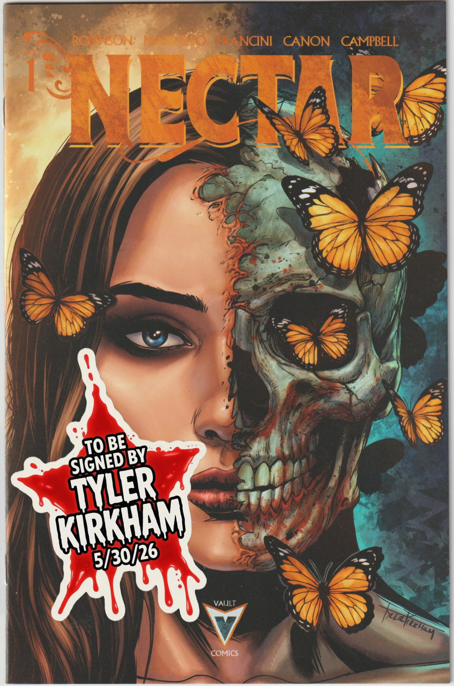 NECTAR #1 Second Printing Tyler Kirkham Trade Dress Cover Limited to 500 (2nd Print) [SIGNED BY TYLER KIRKHAM]