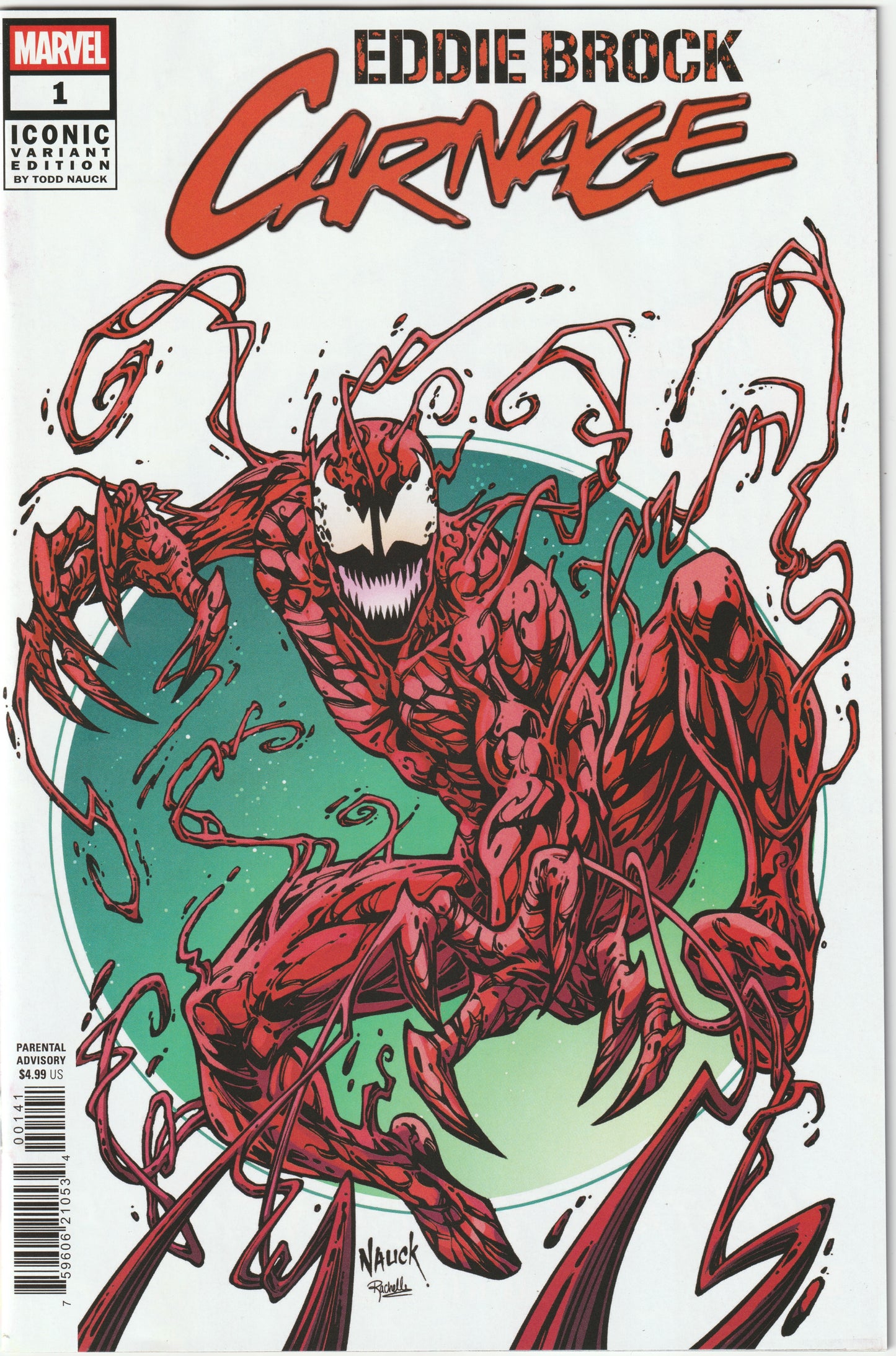 Eddie Brock: Carnage #1 (Todd Nauck Iconic Variant) (NM/NM+)