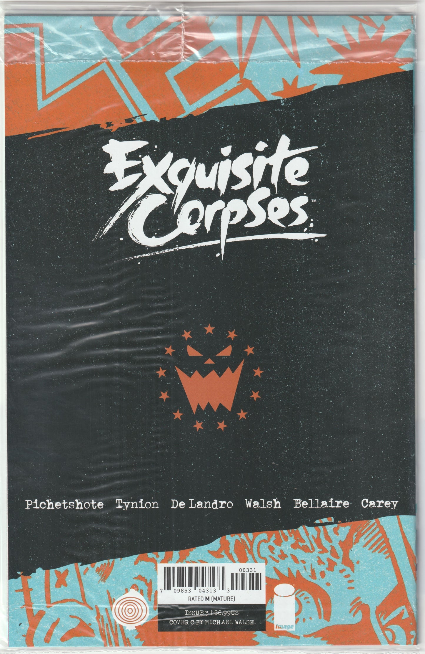 Exquisite Corpses #3 (1st Print, Michael Walsh Cover C Polybagged Variant, NM/NM+)