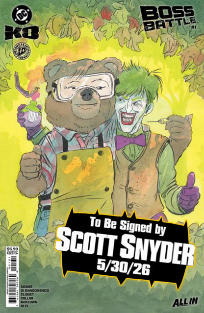 DC K.O. BOSS BATTLE #1 (ONE SHOT) & Variants (1st Print) [SIGNED BY SCOTT SNYDER]