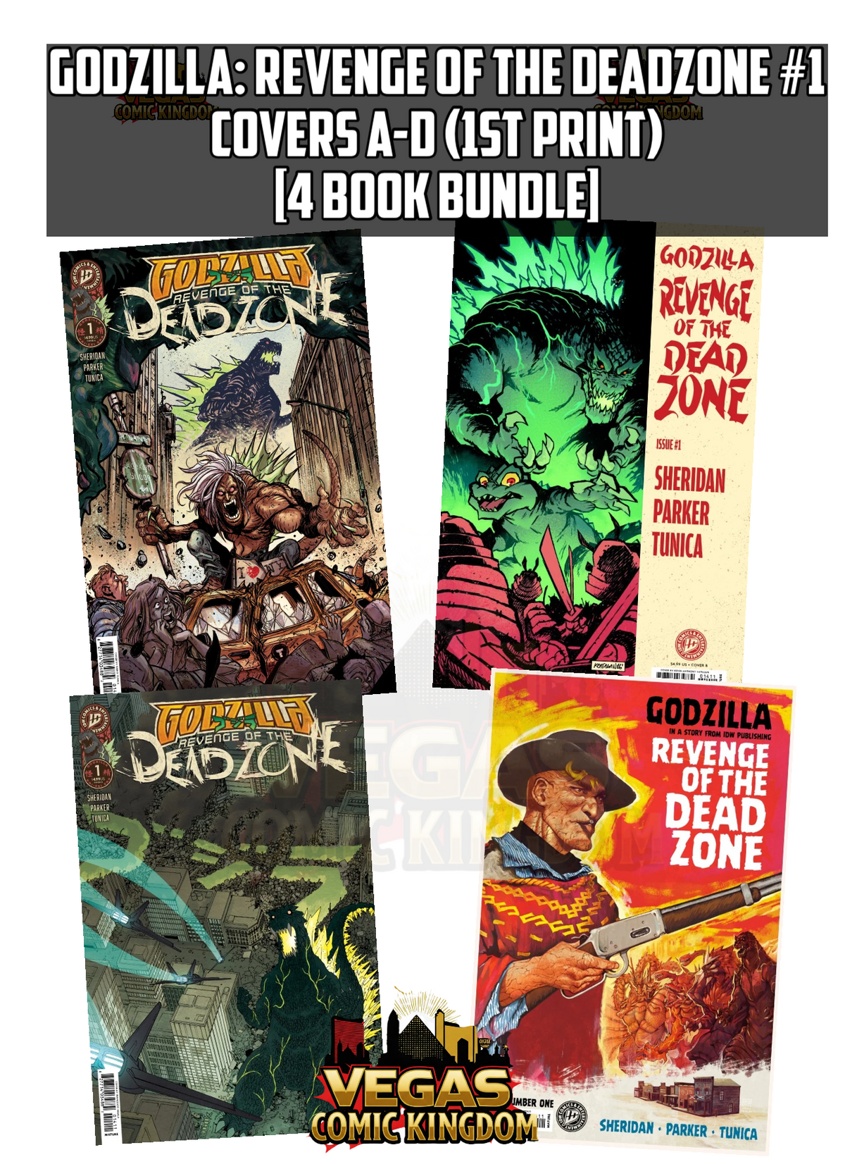 Godzilla: Revenge of the Deadzone #1 & Variants (1st Print) IDW Publishing 2026