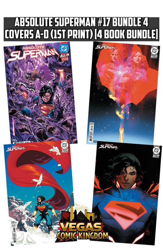 ABSOLUTE SUPERMAN #17 Bundle 4 Covers A-D (1st Print) [4 Book Bundle]