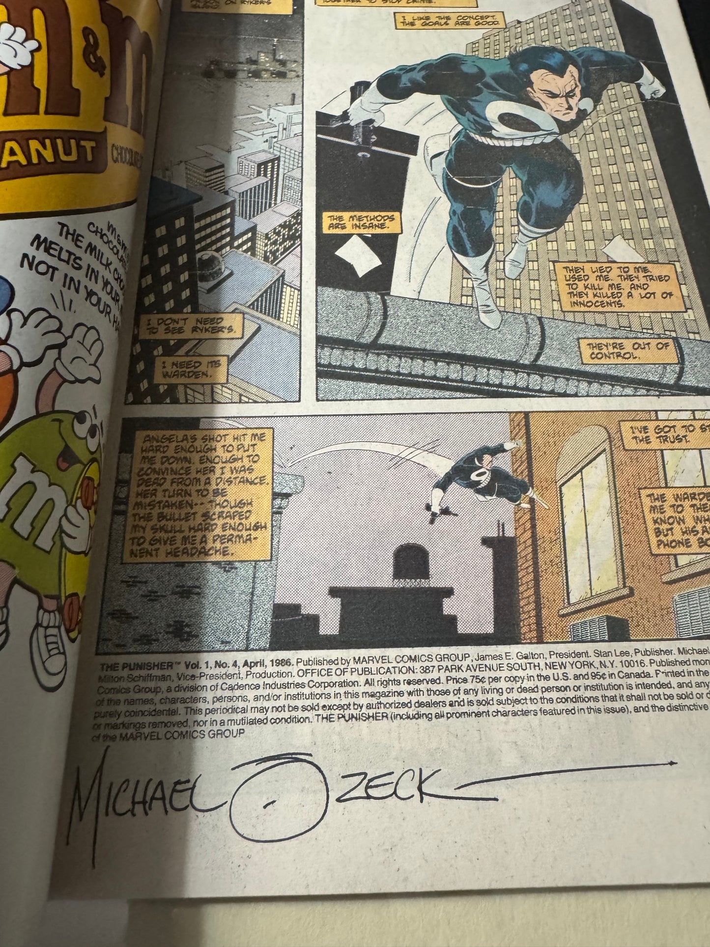 Punisher (1986) #4 of 5 [SIGNED BY STEVEN GRANT & MIKE ZECK]