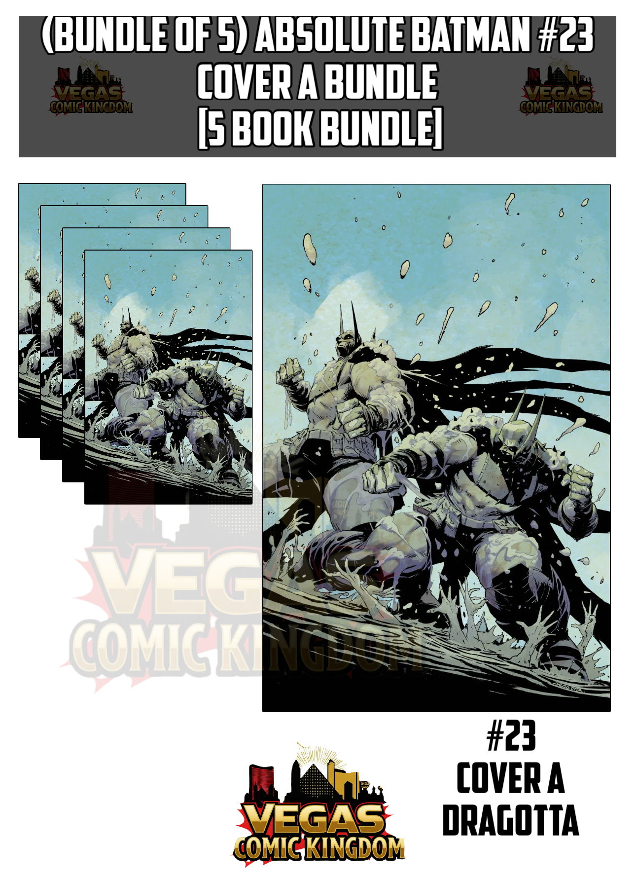 ABSOLUTE BATMAN #23 Cover A Bundle [5 Book Bundle]