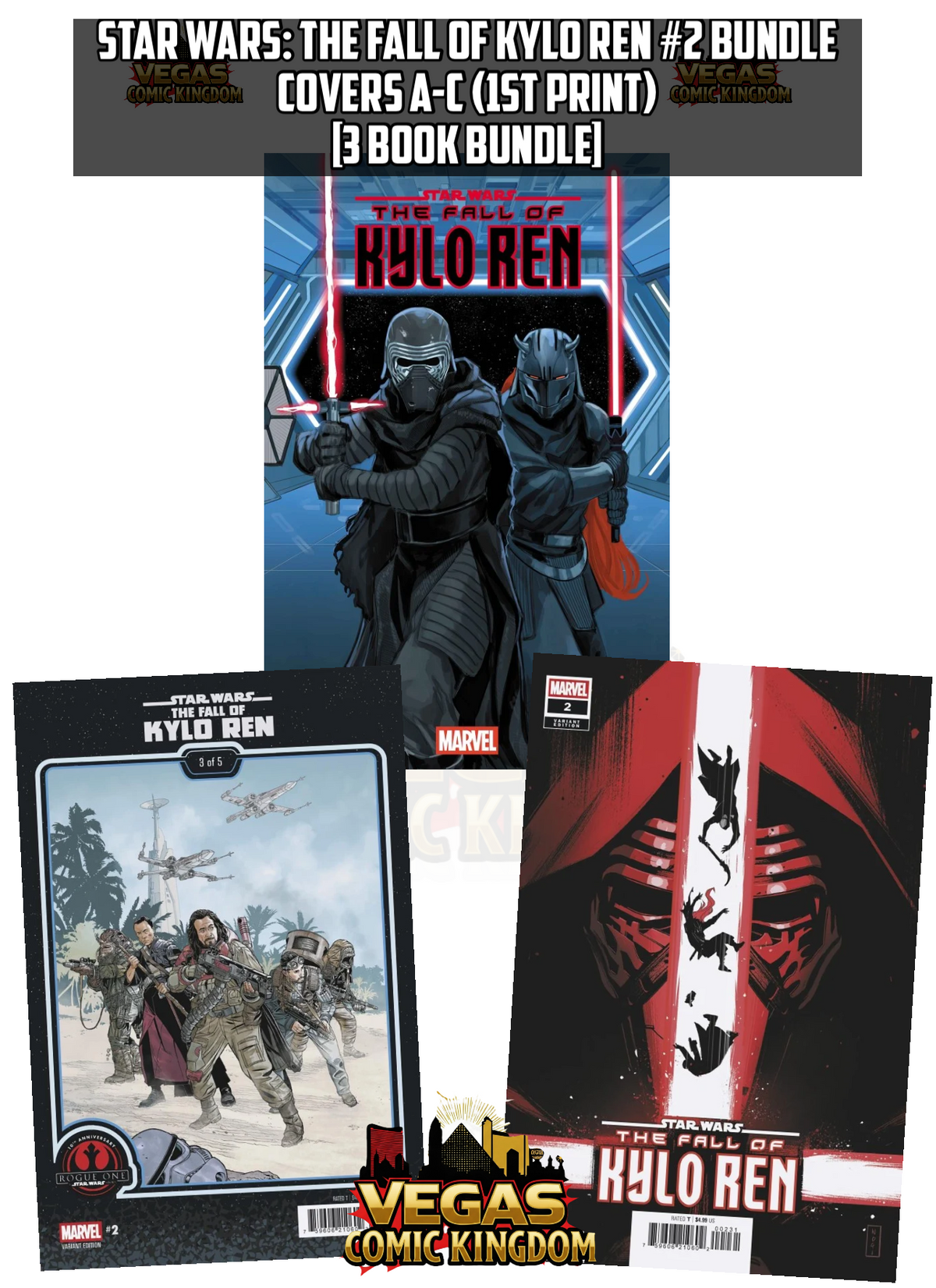 Star Wars: The Fall of Kylo Ren #2 & Variants (1st Print) Marvel Comics 2026