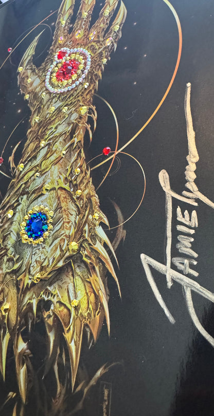 Witchblade #3 - 1 of 1 - Swarovski Crystals (2024) NYCC Foil Variant - Signed by Jamie Tyndall with Matching  Metal CoA