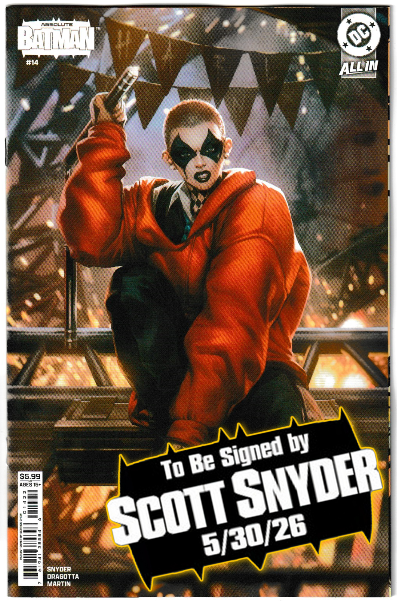 ABSOLUTE BATMAN #14 (1st Print & More) [SIGNED BY SCOTT SNYDER & NICK DRAGOTTA]