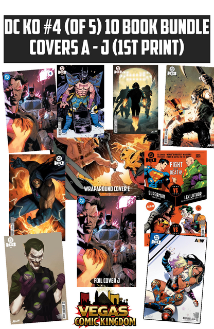 DC K.O. #4 (OF 5) Bundle 10 Covers A-J (1st Print) [10 Book Bundle]