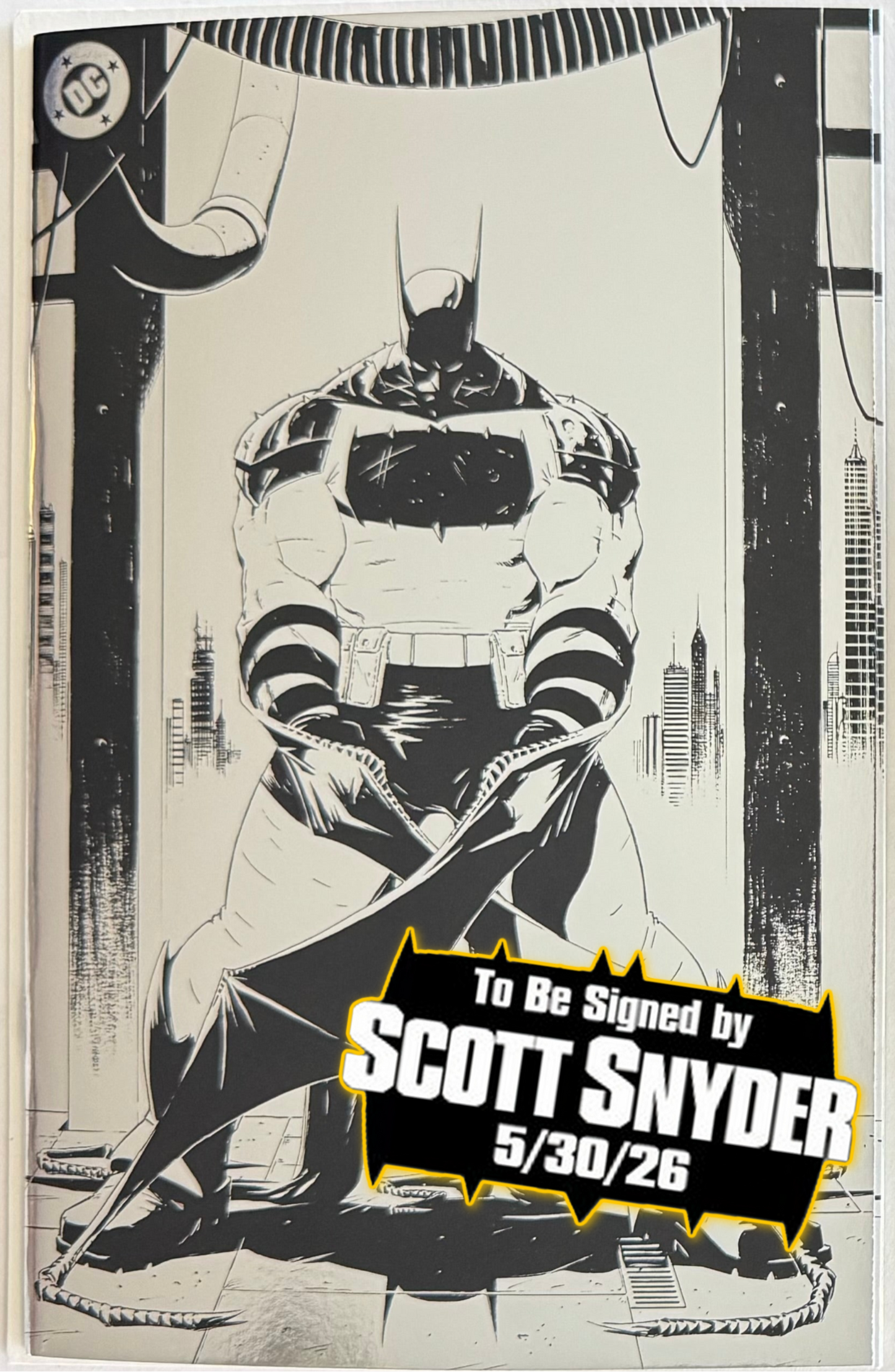 ABSOLUTE BATMAN #1 NOIR EDITION (ONE SHOT) CVR C FOIL VIRGIN [SIGNED BY SCOTT SNYDER]