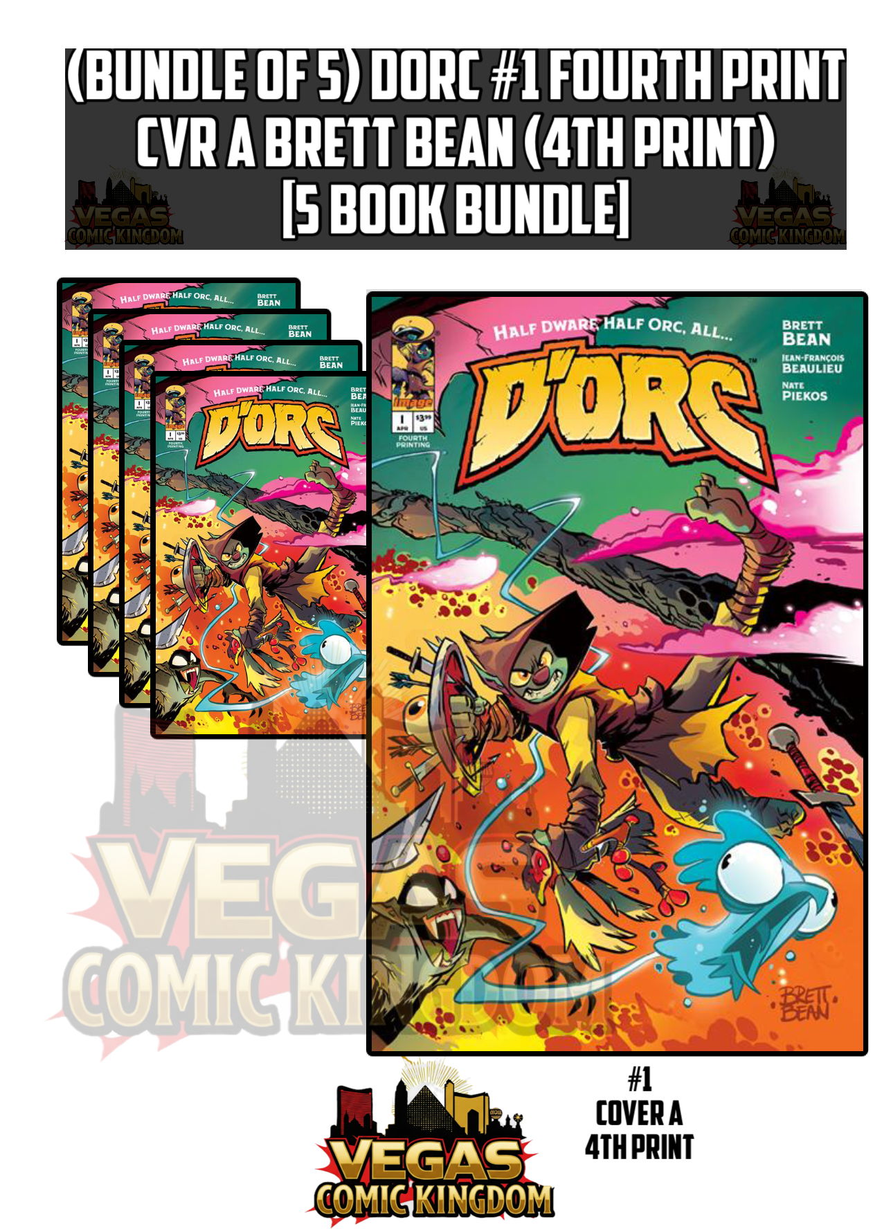 DORC #1 Fourth Print CVR A Brett Bean (4th Print) [5 Book Bundle]