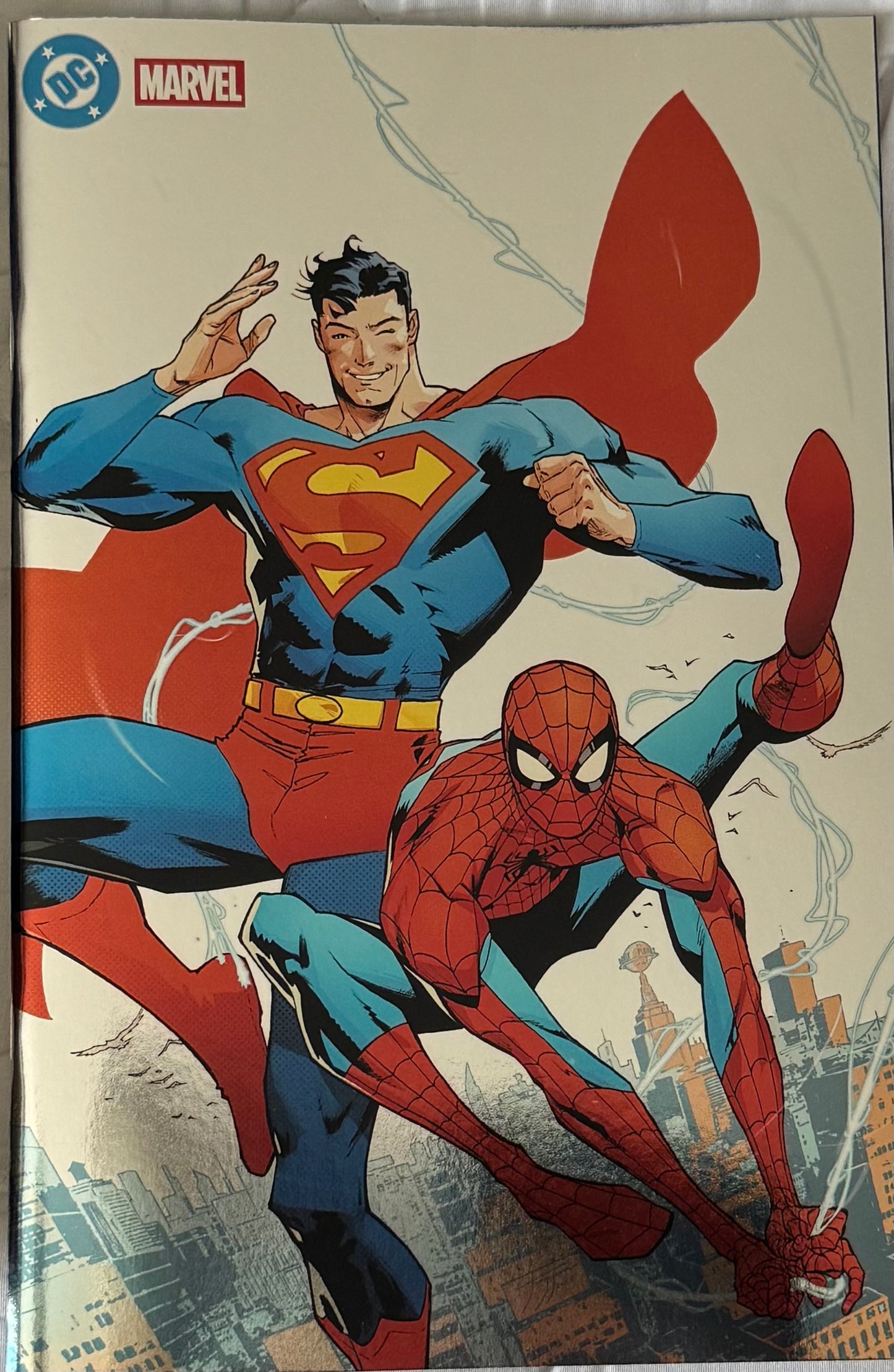 DC/Marvel: Superman/Spider-Man #1 (One-Shot) Foil Cover Y Jorge Jimenez Foil