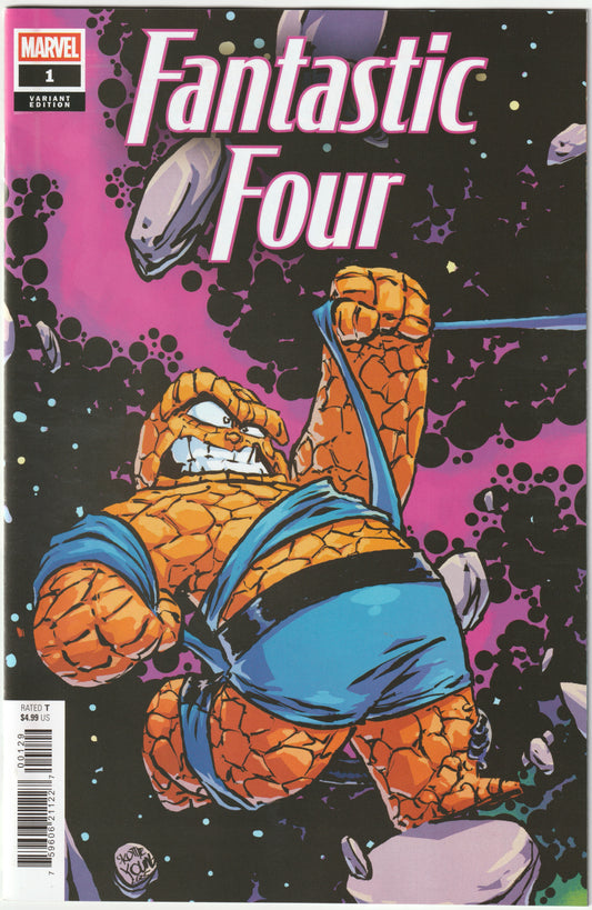 Fantastic Four #1 Skottie Young Trade Dress Variant Cover – Marvel Comics 2025 (NM/NM+)