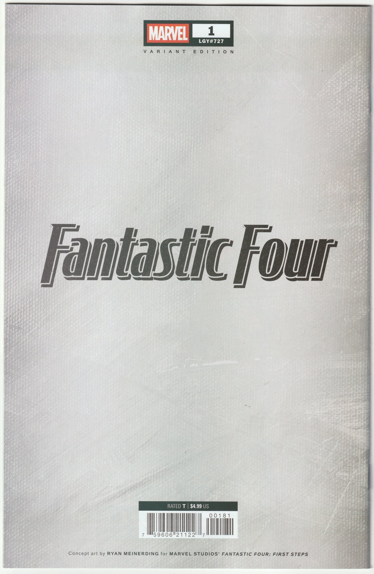 Fantastic Four #1 Art of Marvel Variant Cover – Marvel Comics 2025 (NM/NM+)
