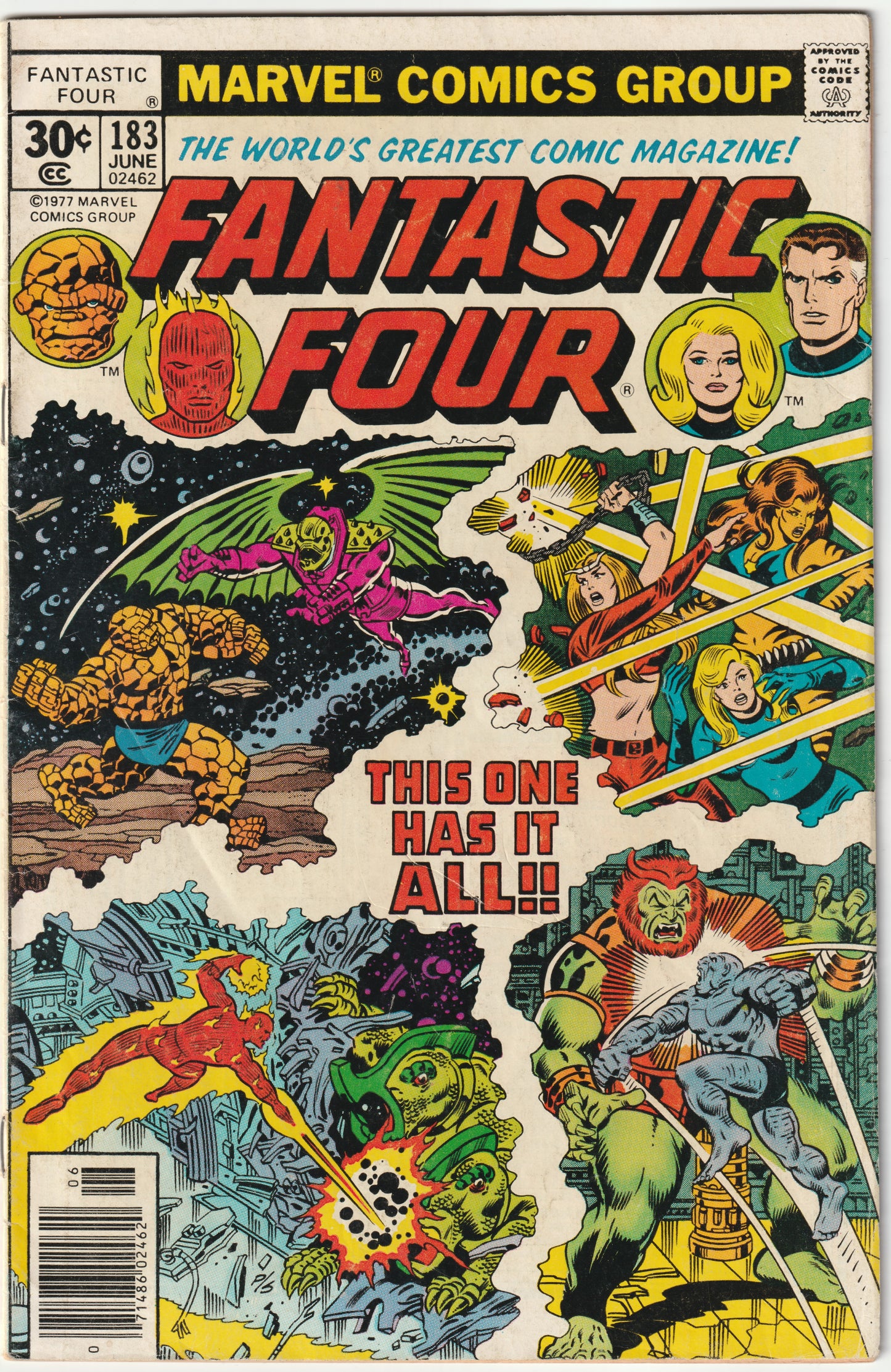 Fantastic Four #183 "Battleground: The Baxter Building" Newsstand Edition (FN/FN+)