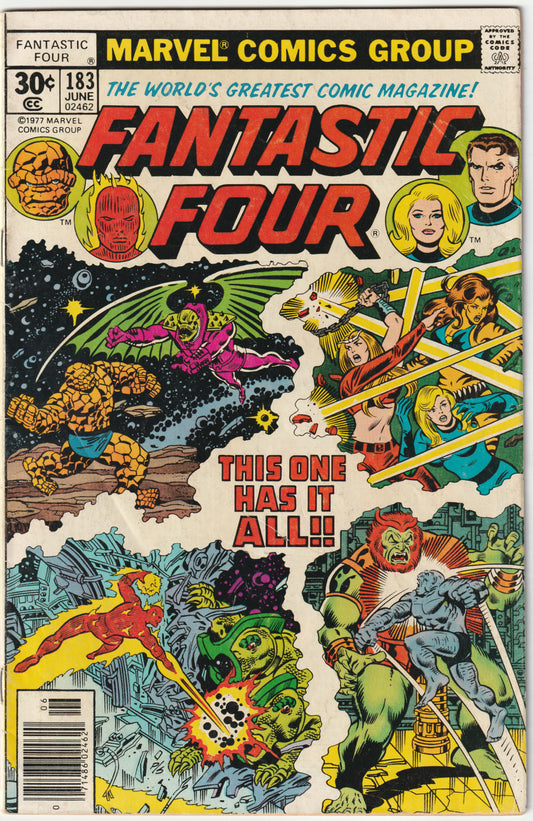 Fantastic Four #183 "Battleground: The Baxter Building" Newsstand Edition (FN/FN+)