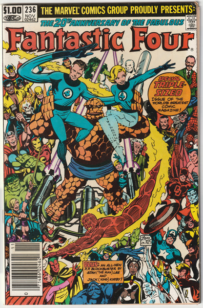 Fantastic Four #236 "Terror in a Tiny Town" Newsstand Edition (VF/VF+)