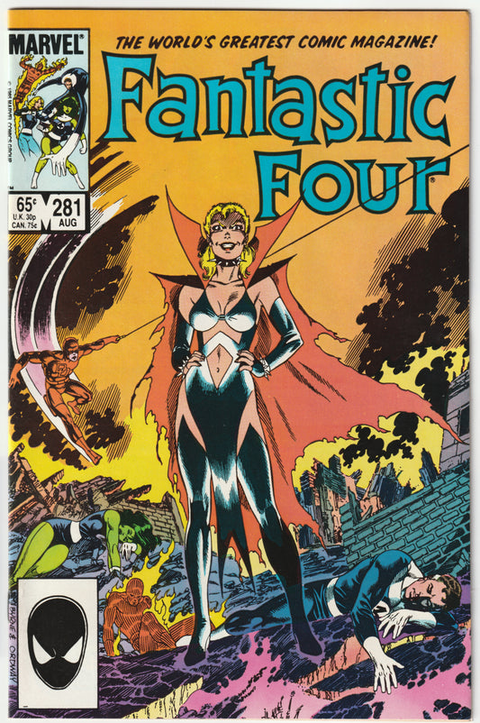 Fantastic Four #281 "With Malice Towards All!" Direct Edition (VF/VF+)Appearance of Malice