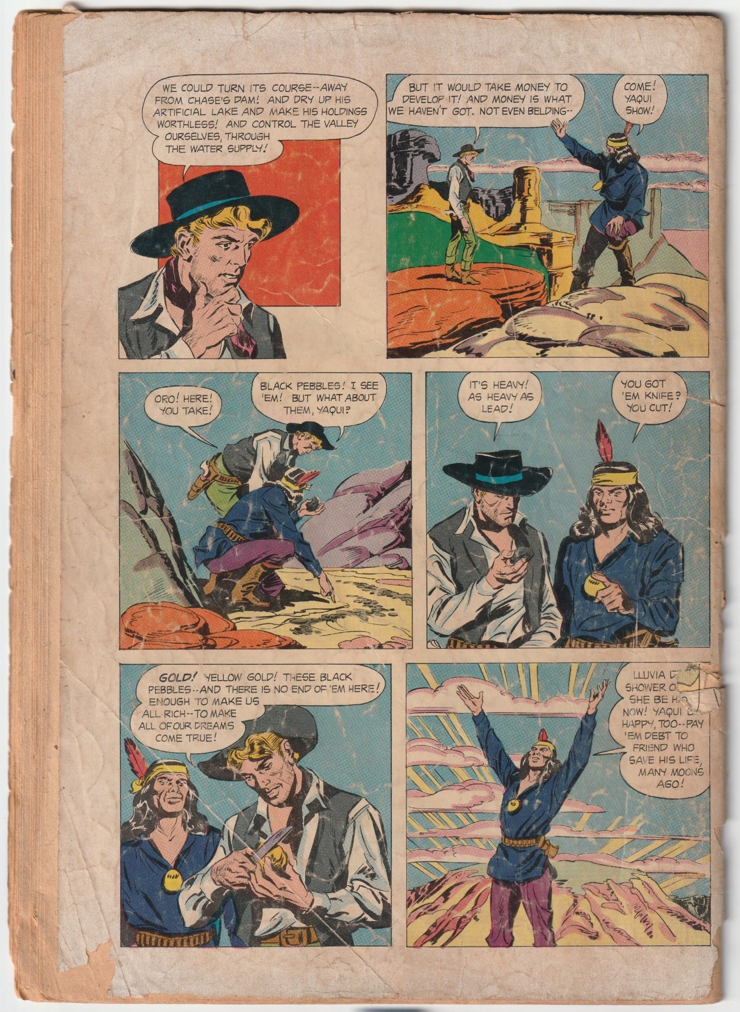 Four Color #467 - Featuring Zane Grey's Desert Gold (Dell Comics, May-July 1953)