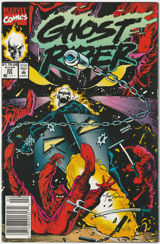 Ghost Rider (1990) Vol. 2, Issue #22 Newsstand  (VF)