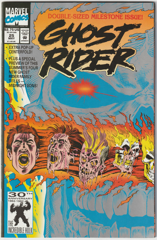 Ghost Rider (1990) Vol. 2, Issue #25 (Double SIzed Milestone) (VF)