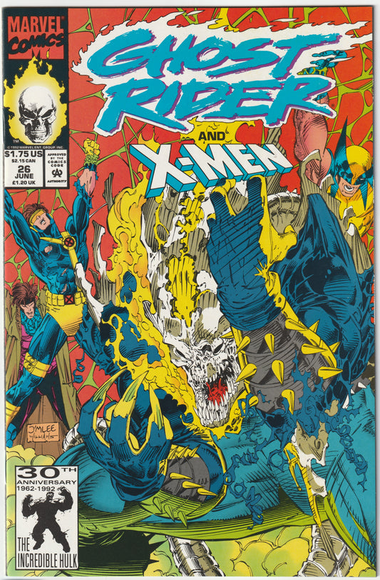 Ghost Rider (1990) Vol. 2, Issue #26 (VF) feat. X-Men